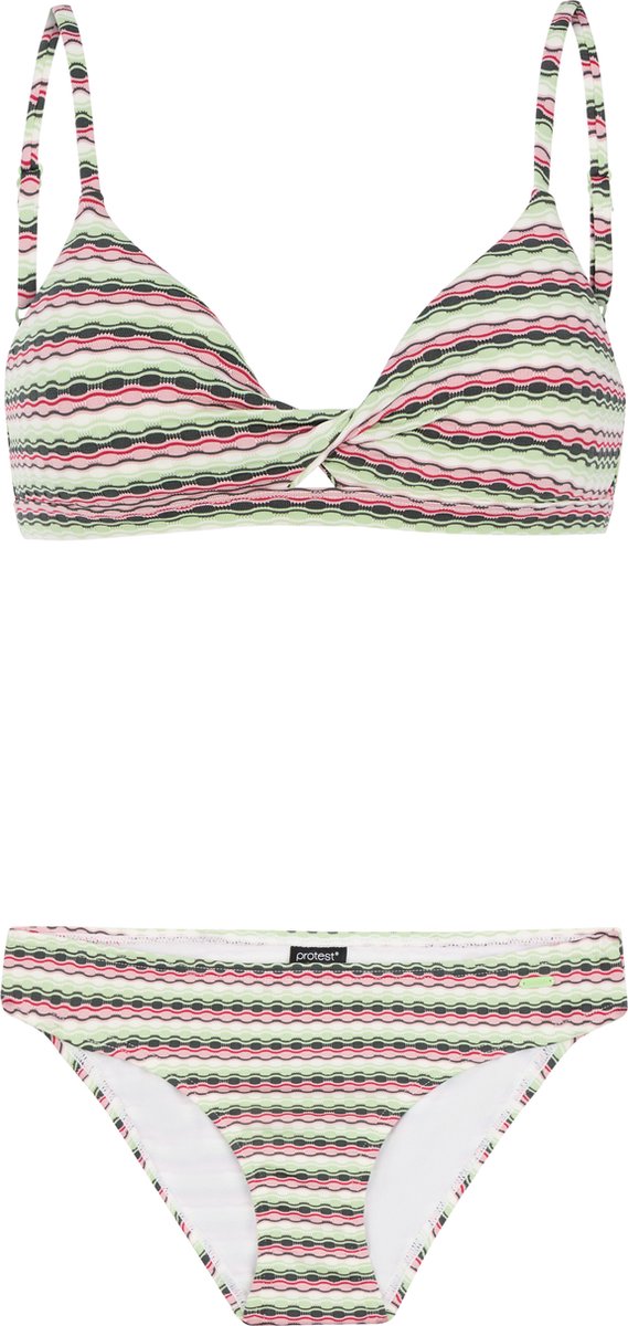 Protest Prtshana – Bralette bikini set Dames – Verstelbare bandjes – Uitneembare vulling Groen