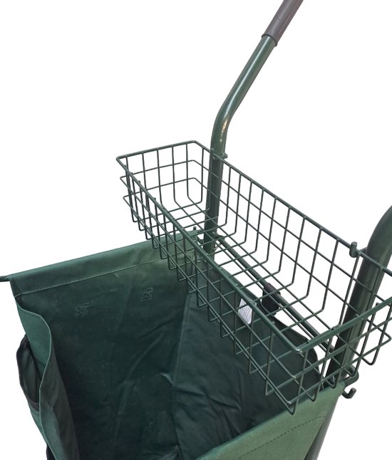 RedTools - SALE - Tuinafval verzamelaar - Tuinkar voor snoei en bladafval - Tuinhandkar met duurzame Zakhouder - Trolley - Tuinwagen - Licht van Gewicht, Sterk in gebruik - Superhandig