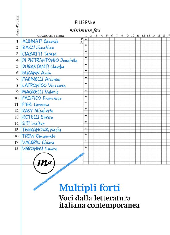 Filigrana - Multipli forti - cover