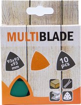 Papier abrasif Multiblade MB94 93x93x93 grain 400 (10 feuilles)