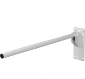 Armsteun 70 cm RVS wit
