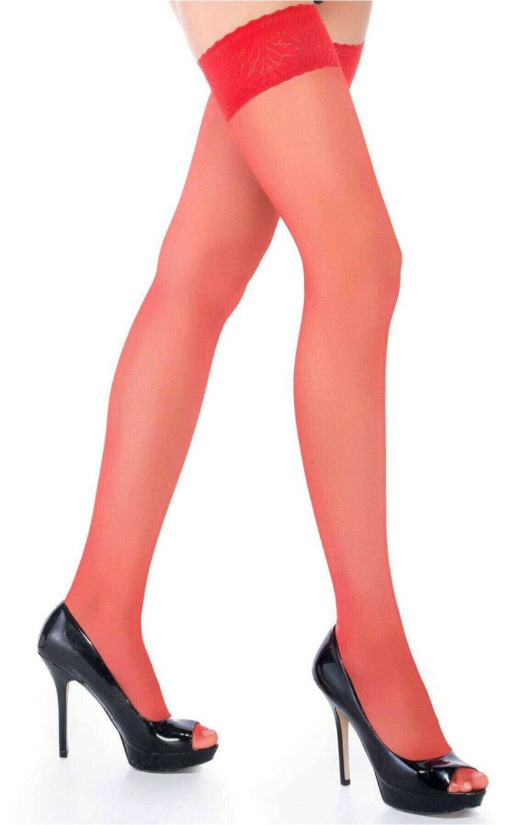 Penti Stocking Private 15 Denier Hold Up met Lace Top Kousen.(pd1112) - ZWART