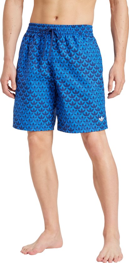 adidas Originals Monogram Zwemshort - Heren - Blauw- XL | bol