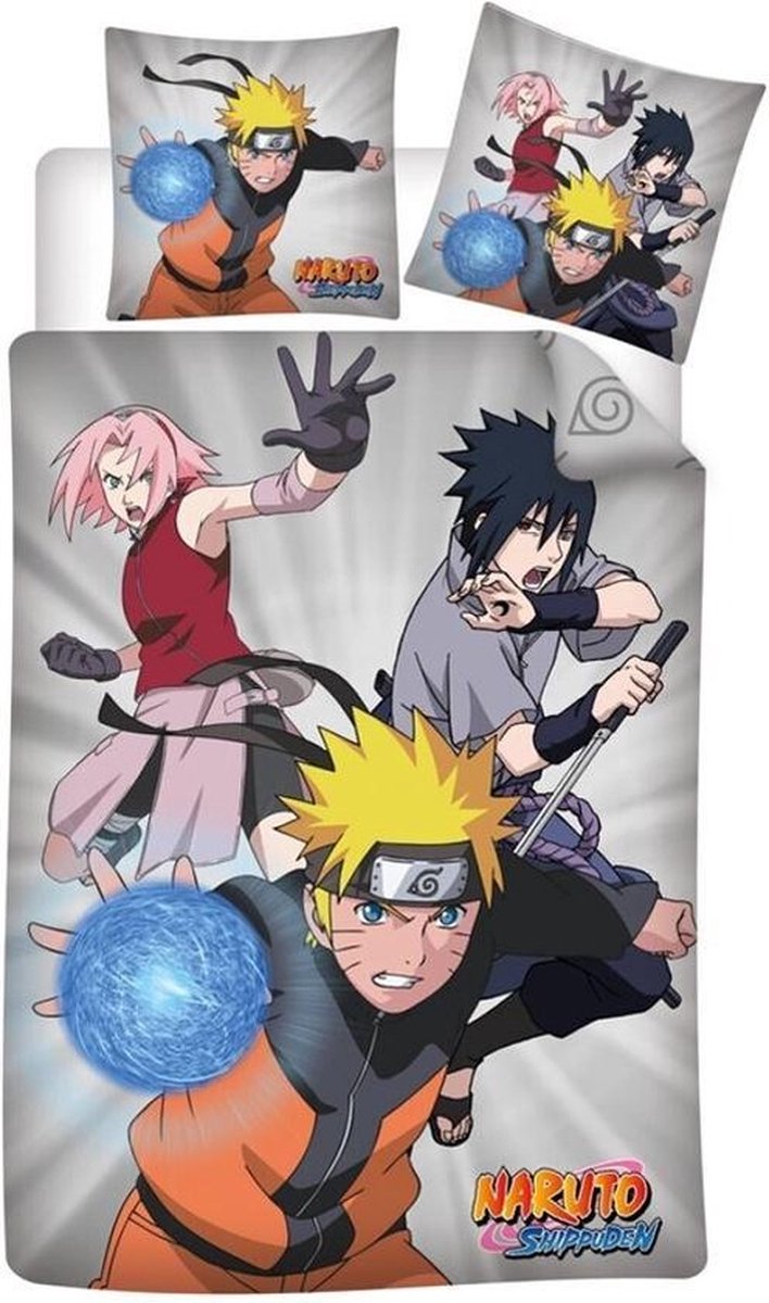Naruto Dekbedovertrek Polyester 140 x 200 cm