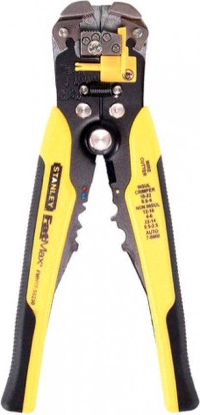 Prince à dénuder automatique STANLEY FATMAX - Pince à sertir et à isoler - 6 à 10 mm2