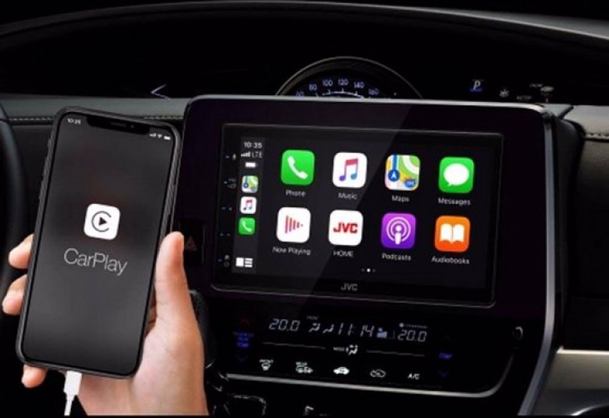 JVC KW-M560BT - Multimedia autoradio met Carplay & Android Auto (2-DIN) – foto 5