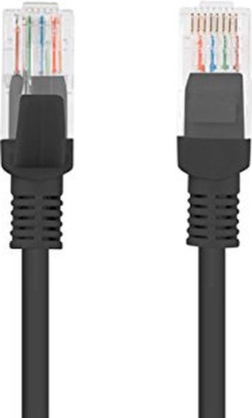 Lanberg PCU5-10CC-0100- BK Câble d'alimentation Kat.5E Utp, 1m noir