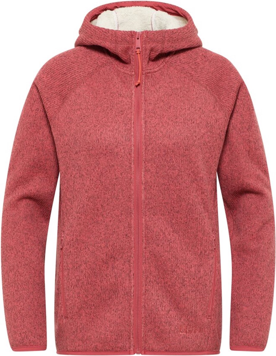 Jack Wolfskin Kaminfeuer Hooded Jacket Women Vest Capuchon Dames Koraal