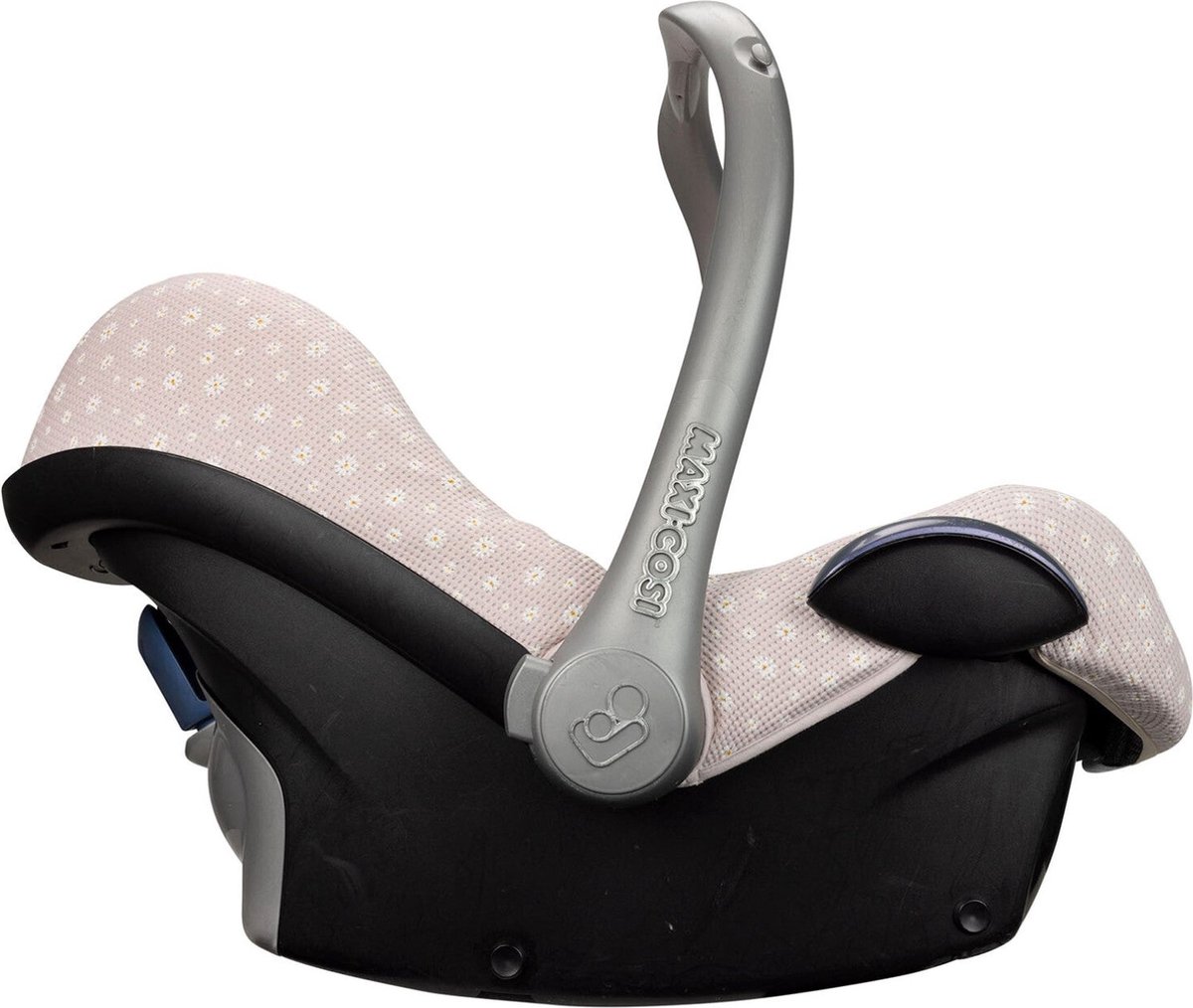 Maxi Cosi hoes Pebble Cabriofix Citi - Autostoelhoes Groep 0 - Zacht Katoen - Met Waterdichte Voering ter Bescherming van je Autostoel - Perfecte Pasvorm - Combineer met de Bijpassende Ukje Zonnekap Voetenzak en Gordelbeschermer - Daisy wafeltje – foto 3