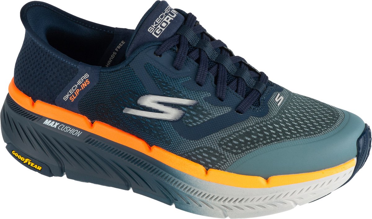 Skechers Slip-Ins: Max Cushioning Premier 2.0, Mannen, Marineblauw, Hardloopschoenen, maat: 44,5
