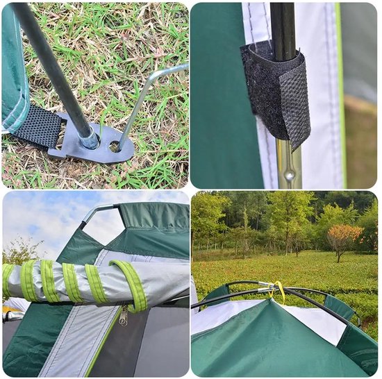Mercadome® Pop up tent - Pop up tenten - Omkleedtent - Douchetent - Kamperen - Outdoor - Groen - 120x120x190 cm van Mercadome — afbeelding 4