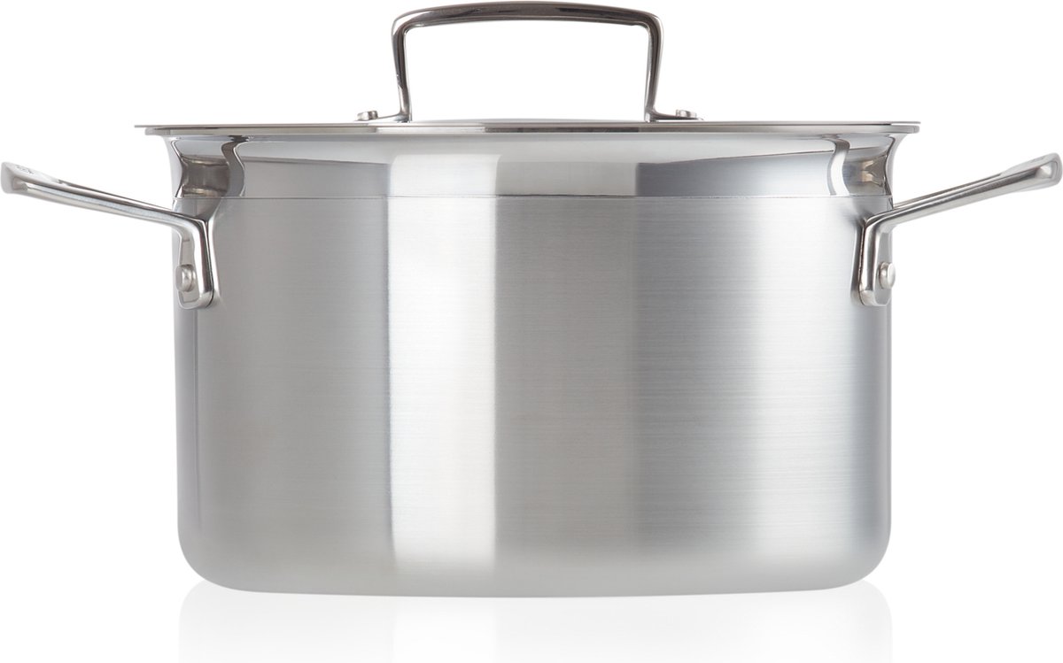 Le Creuset RVS Kookpan 24cm 6l