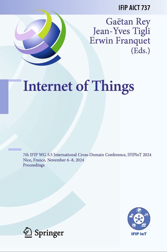 Springer Nature Proceedings Computer Science - Internet of T ... - cover