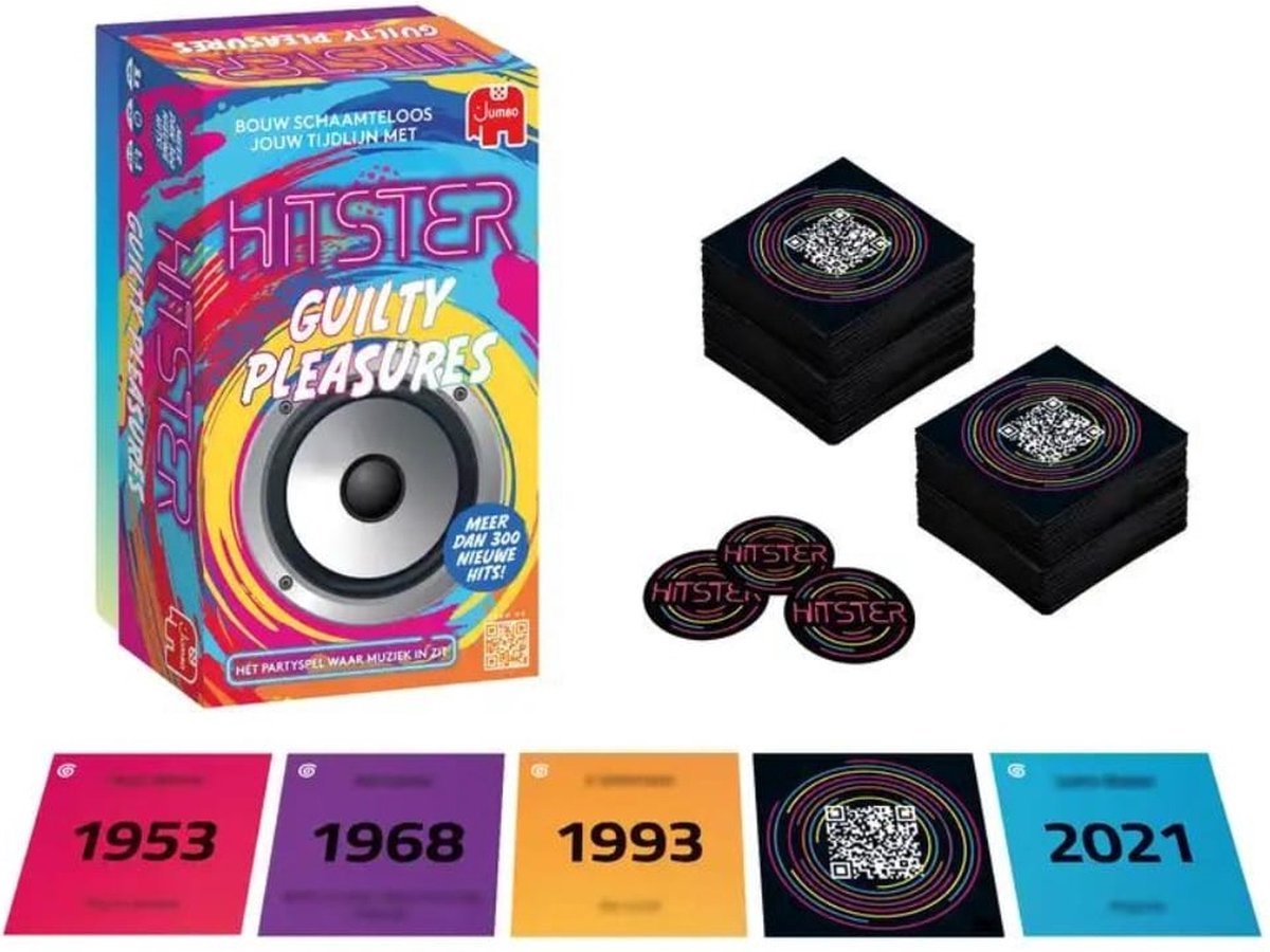 Jumbo - Hitster - Guilty Pleasures - Nederlandstalig Partyspel - Actiespel — afbeelding 14