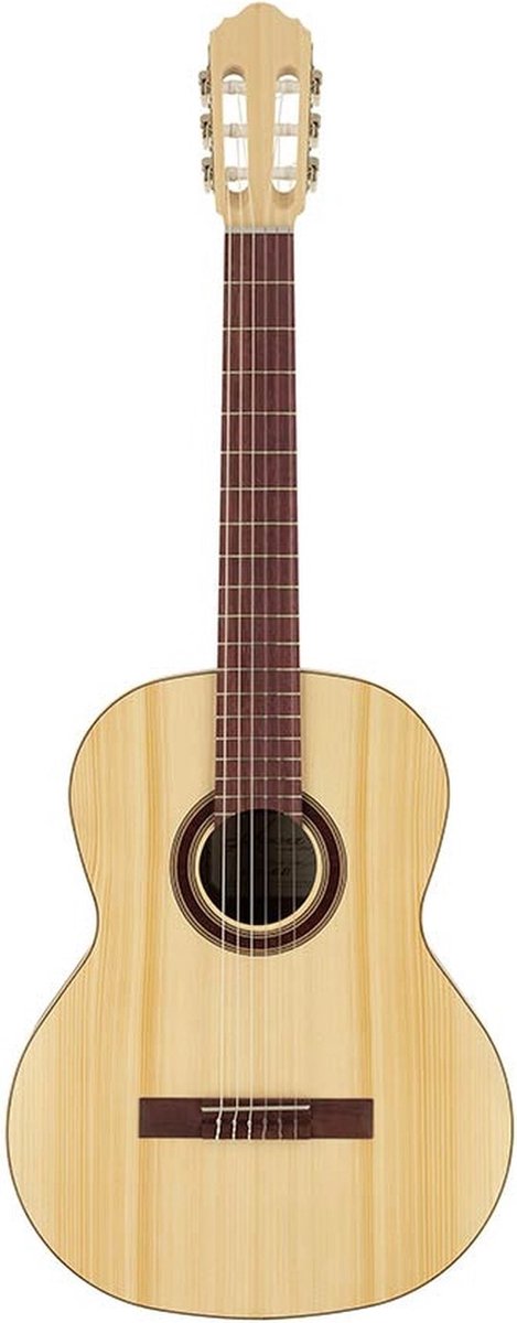 Kremona GG58S klassieke gitaar 3/4 schaal, massief sparrenhout en sapele, open poriën afwerking