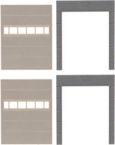 Faller - 2 Wall Elements With Doors, Goldbeck