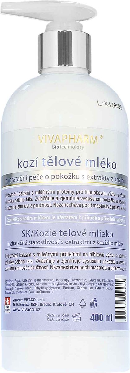 VIVAPHARM® Bodylotion met Hyaluronzuur 400ml