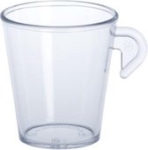 Espresso cu of plastic 0,1l SAN stackable