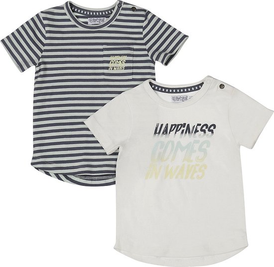 Lot de 2 t-shirts Garçons Dirkje - White