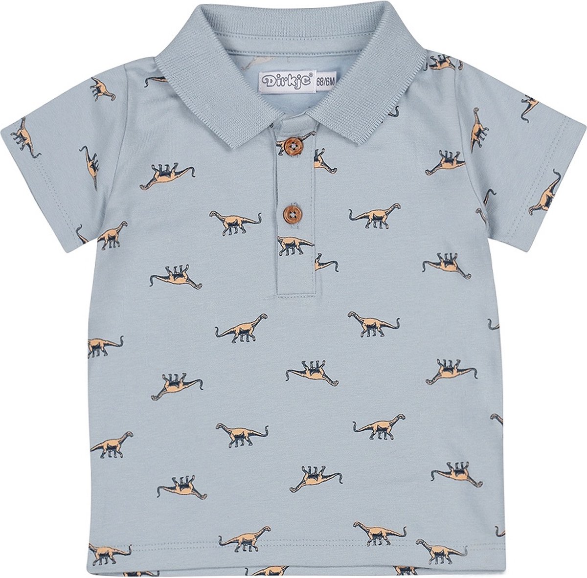Dirkje Jongens Poloshirt - Light blue