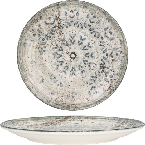 Assiettes Creuses En Porcelaine Rinart 22 Cm - Lot De 6, Lave-vaisselle Et Micro-ondes, Design Moderne