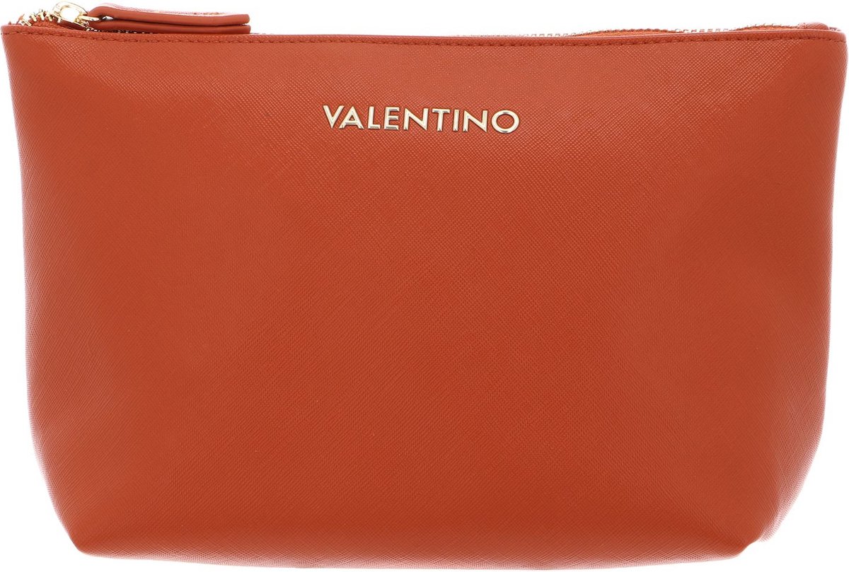VALENTINO Toilettas Zero Re Soft Cosmetic Case Arancio Terracotta