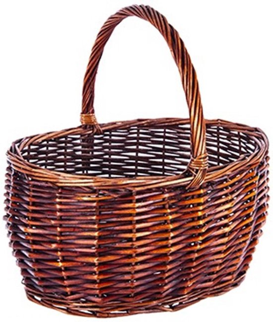 Cabilock Rotan mand gevlochten opbergmand zeegras mand rieten mand met deksel geweven mand rieten mand speelgoed make-up organizer voor thuis keuken woonkamer