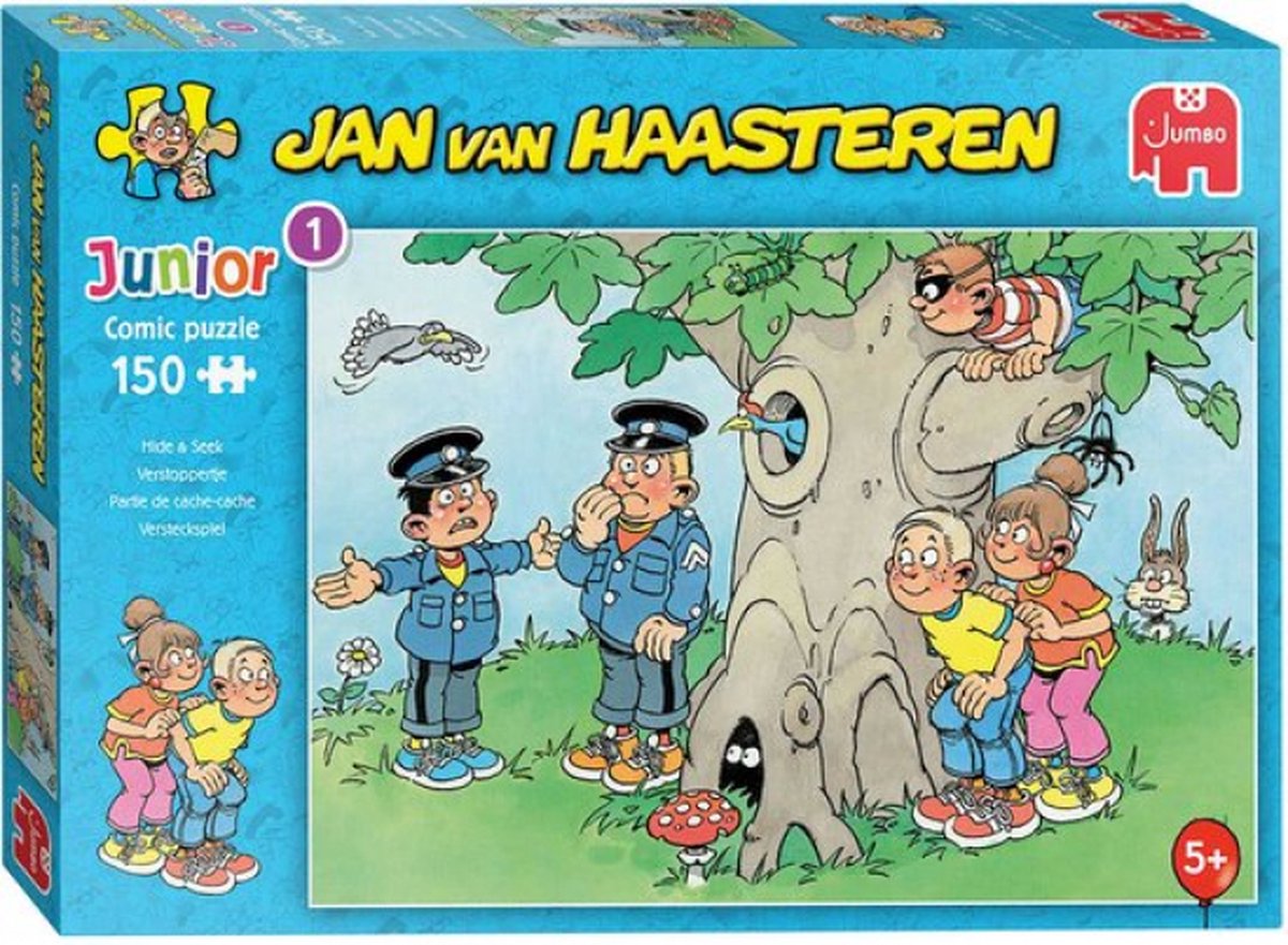 Jan van Haasteren Junior - Verstoppertje - 150 stukjes puzzel - Kinderpuzzel — afbeelding 6