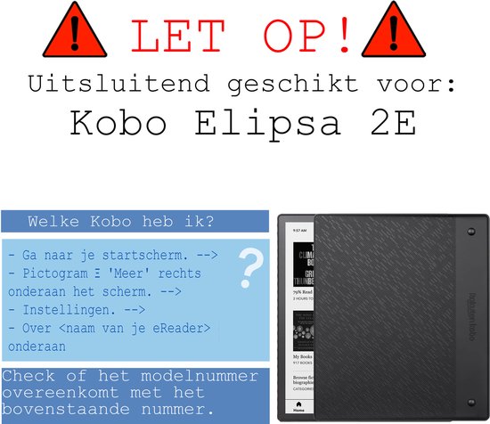 Screenprotector Folie Geschikt voor Kobo Elipsa 2E Screenprotector Bescherm Folie - Screenprotector Folie Geschikt voor Kobo Elipsa 2E Screen Protector Screen Cover - 2 Stuks — afbeelding 2