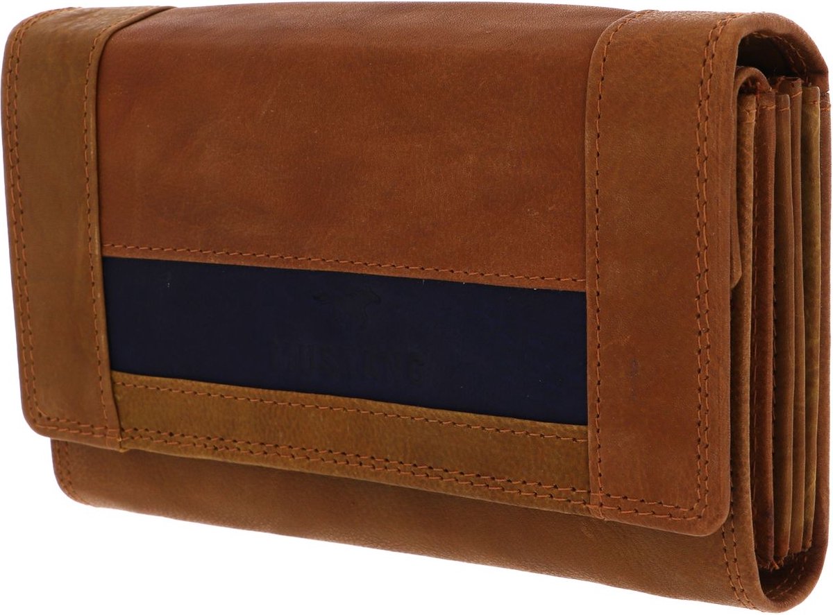 Mustang® Bozen leren portemonnee cognac