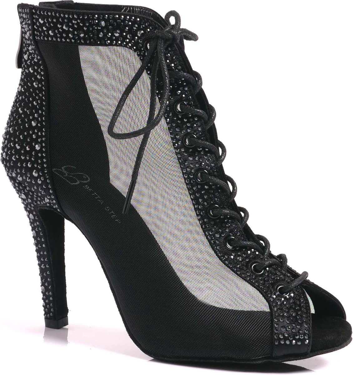 Black High Heels Boots, heel 10 cm - 40