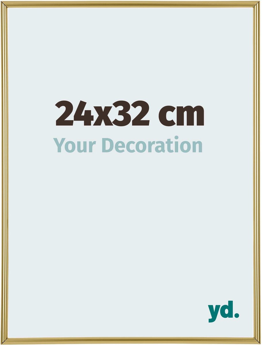 yd. Your Decoration - Fotolijst 24x32 cm - Kunststof - Goud - Annecy