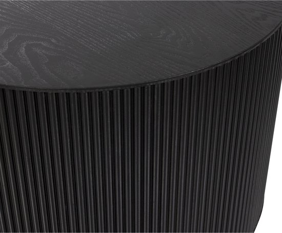 WOOOD Sanne Bijzettafel - Mdf - Zwart - 40x60x60