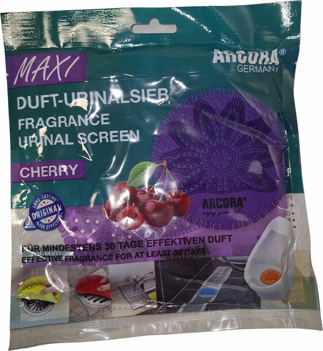 Geurmat Urinoir Maxi Cherry Paars