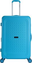 Decent Koffer / Trolley / Reiskoffer -  64 x 41 x 27  cm - 70  Liter - Maxi Air -   Blauw