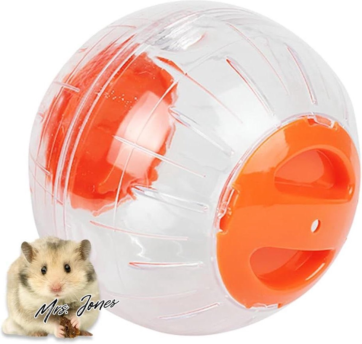 Mrs. Jones Hamster oefenbal 47 inch transparant hamster loopbal stil wiel dieren speelgoed Oranje .