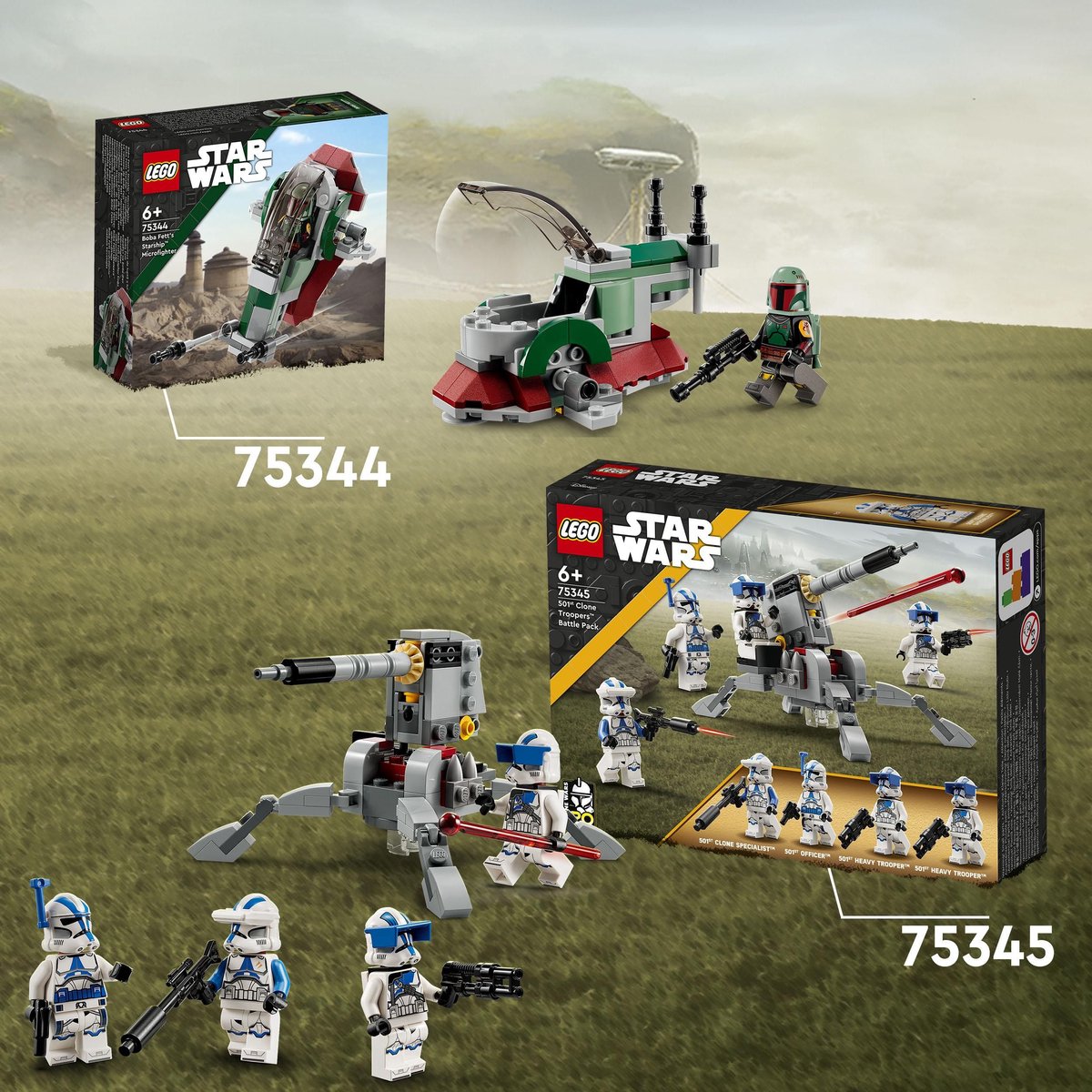 LEGO Star Wars 501st Clone Troopers Battle Pack Bouwbaar Speelgoed met Minifiguren - 75345 — afbeelding 2