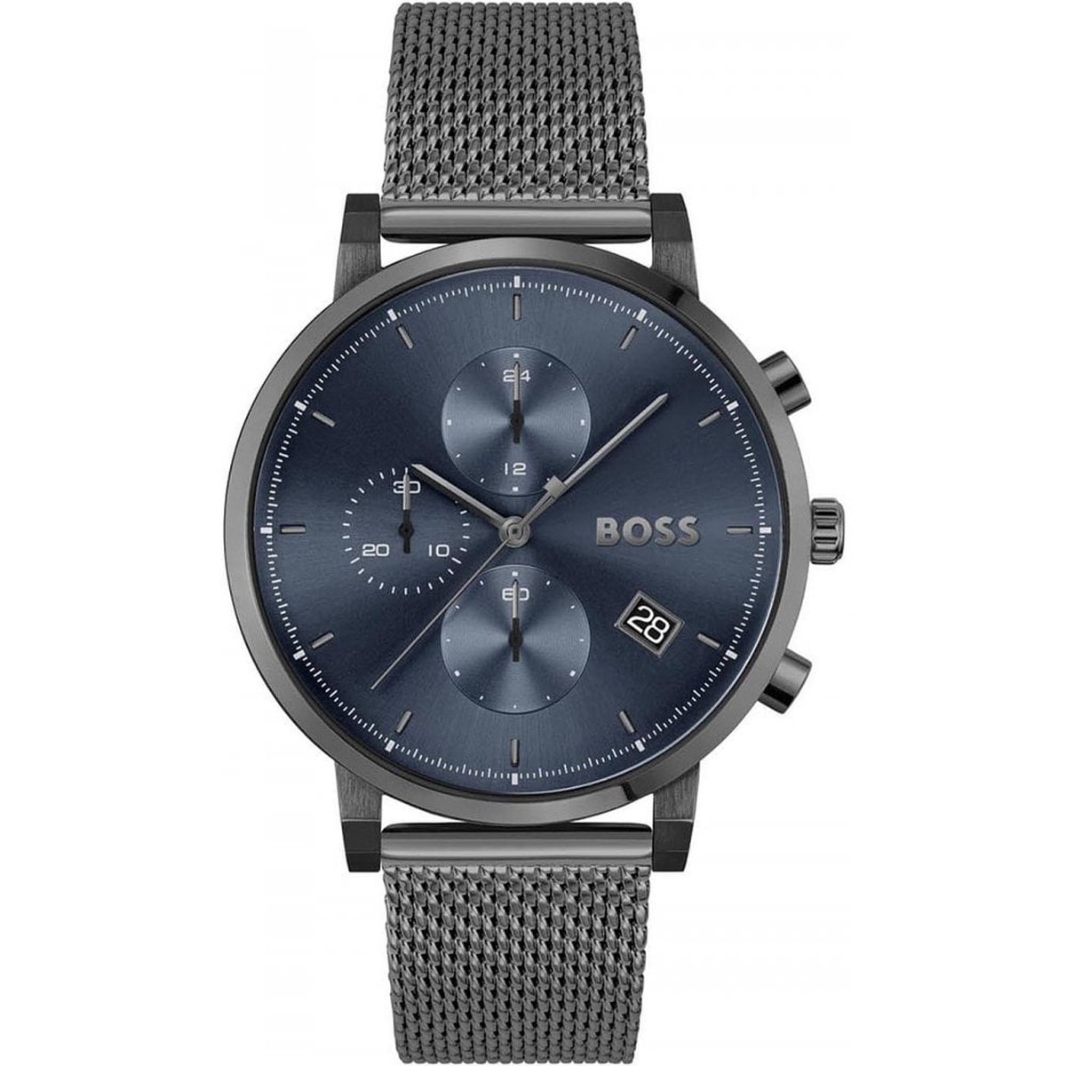 Boss Integrity 1513934 Horloge - Staal - Grijs - Ø 43 mm