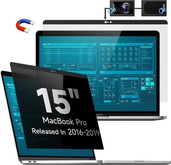 15,6 Inch Privacyscherm voor Laptop - Anti-Spion Schermbeschermer Compatibel met HP Pavilion/HP Envy/Asus/Acer/Toshiba - 16:9 Beeldverhouding 15,6 Inch Privacyscherm voor Laptop - Anti-Spion Schermbeschermer Compatibel met HP Pavilion/HP Envy/Asus/Acer/Toshiba - 16:9 Beeldverhouding