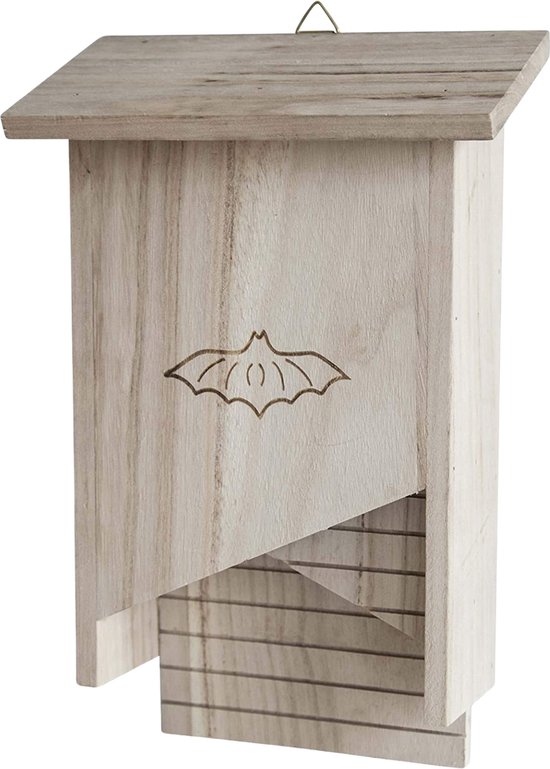 Muntel® Bat House - Boîte à chauves-souris - Bois - 25 x 38 x 11,5 cm