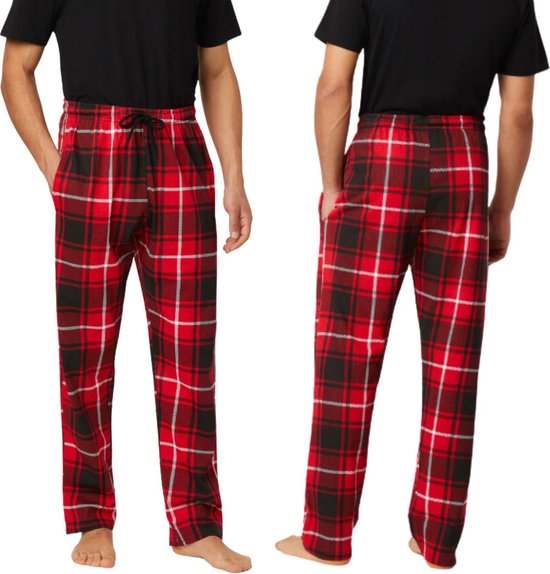 Disney Pyjamabroek voor heren, comfortabele loungewear-pyjama met zakken, gezellige cadeaus voor hem, M