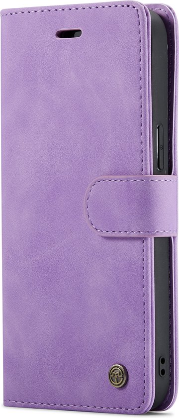 Apple iPhone 13 Pro Max Casemania Case Bright Lilas - 2 en 1 Book Case Magnétique