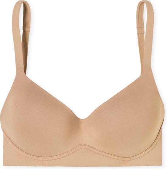 Soutien-gorge souple Schiesser à bonnets maintien Medium - Soutien-gorge Micro Unique pour femme - Beige - Taille 75B