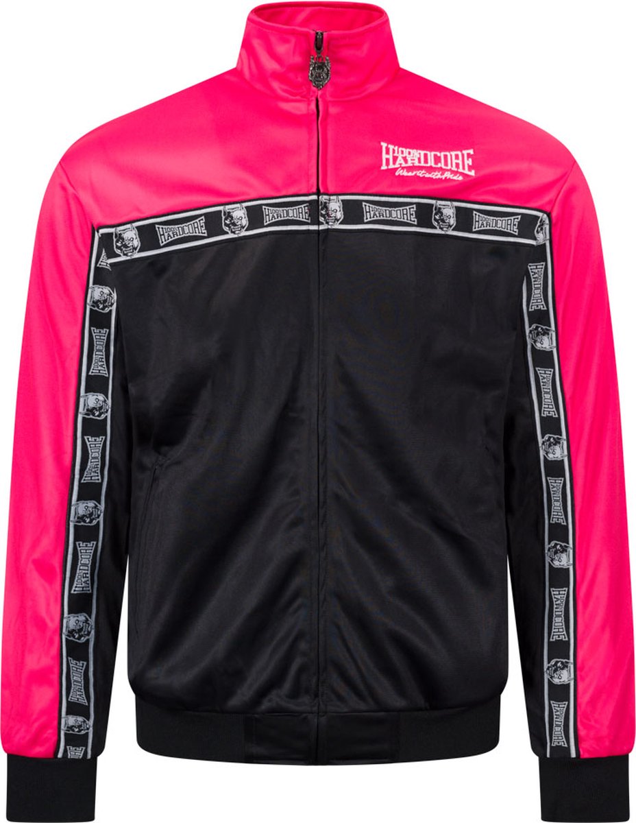 100% Hardcore Trainingsjack Essential Roze - Maat: XL