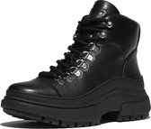 FitFlop Wylder Lace Up Boot - Cuir NOIR - Taille 37