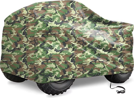 E-shop4u® - Quad ATV Afdekking - Universele Quad Motorhoes - Waterdicht, Sneeuwbestendig, UV-bescherming, Reflecterende Stroken, Geschikt voor Honda, Yamaha en meer - Maat 3XL
