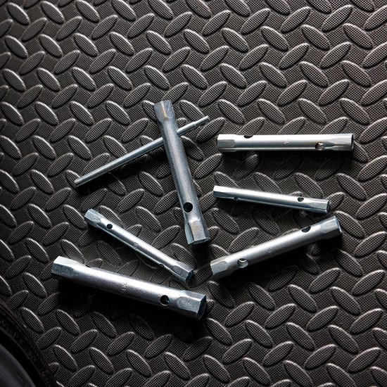 Silverline Metrische Pijpsleutelset (8-19mm) - 6-delig - Incl. wringstaaf