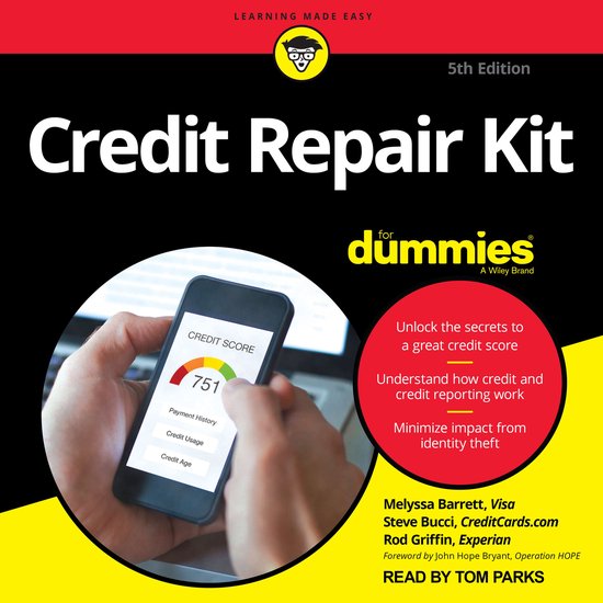 Credit Repair Kit For Dummies - cover