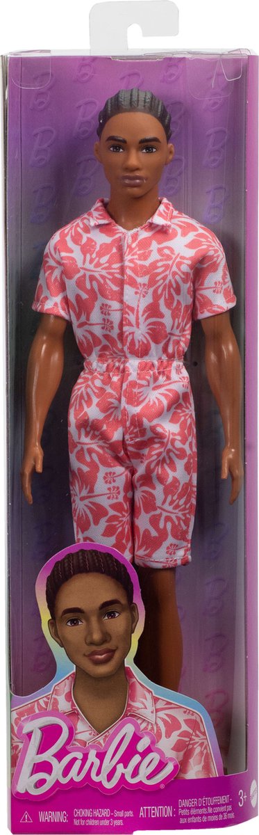 Barbie Fashionista Hawain Ken Pop Roze Kinderen — afbeelding 6