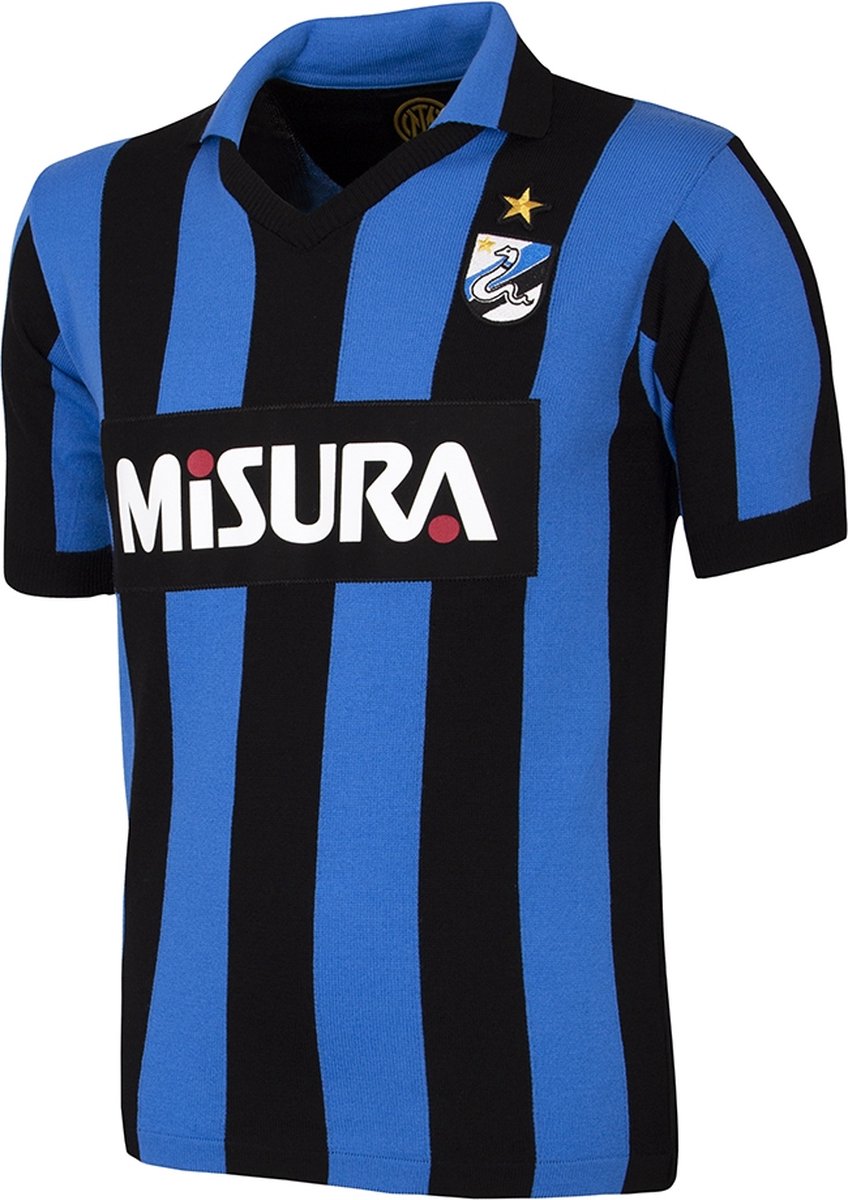 848x1200.jpg COPA - Inter Milan 1986 Retro Voetbalshirt - Heren - Blauw - Zwart - XL - Afbeelding 1